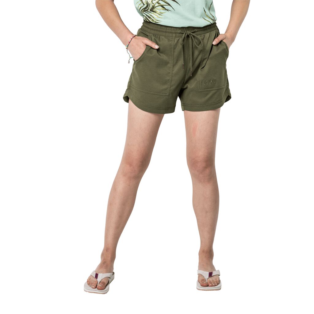 Jack Wolfskin SENEGAL Pantalons Femme Vert - WEQXRNH-34